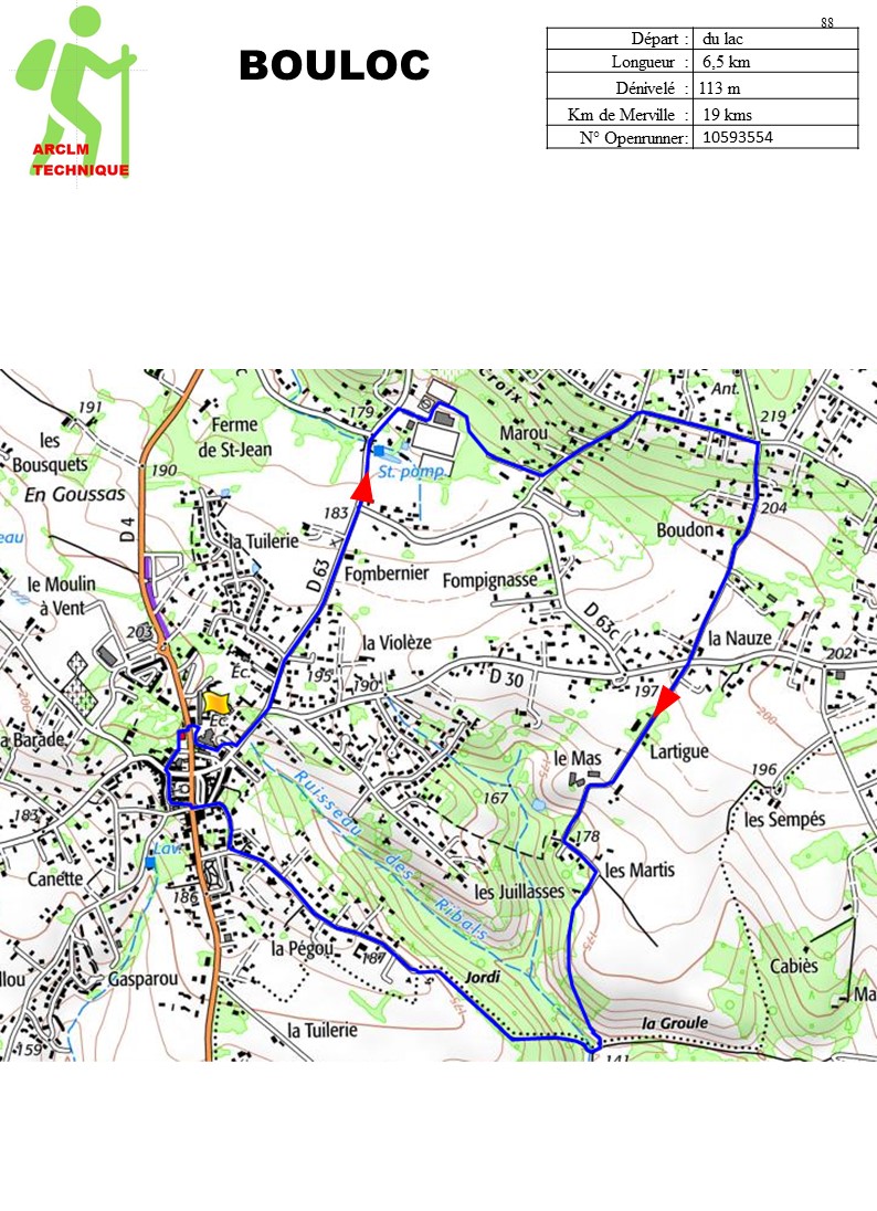 Randonnée à Bouloc